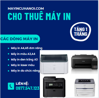 Cho thuê máy in tại hà nội